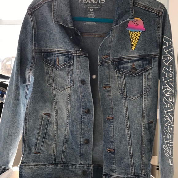 Jackets & Coats Peanuts Charlie Brown Ice Cream Cone Jacket Poshmark